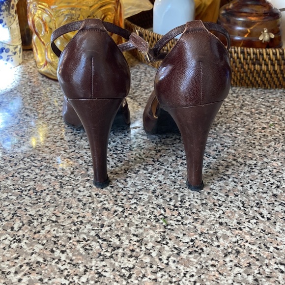 Shoes with a criss cross strap.  Never out of style! - Picture 3 of 5